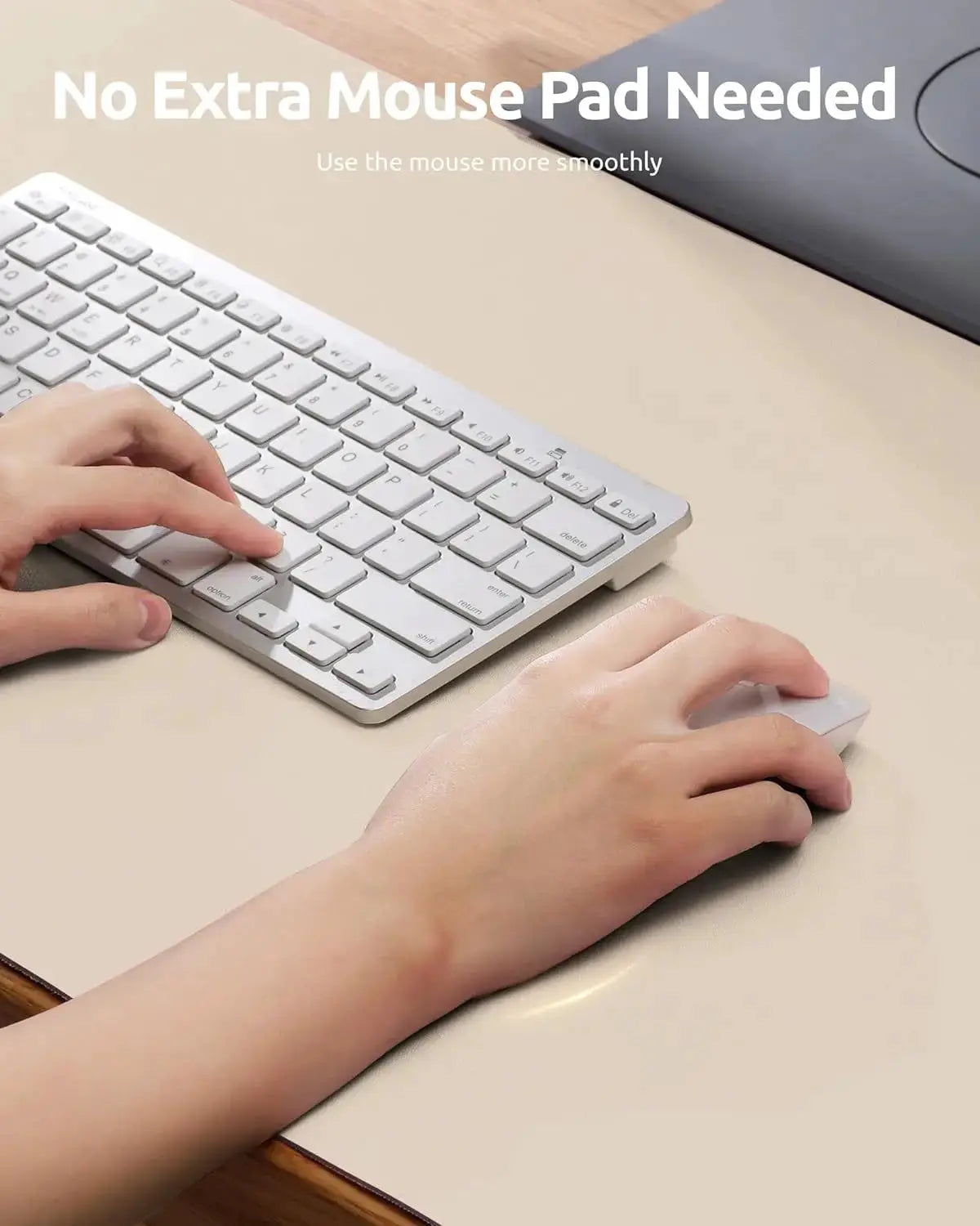 Large PU Leather Desk Pad Mouse Pad For Office Non Slip Leather Desk Mat Laptop Desk Pad Protector