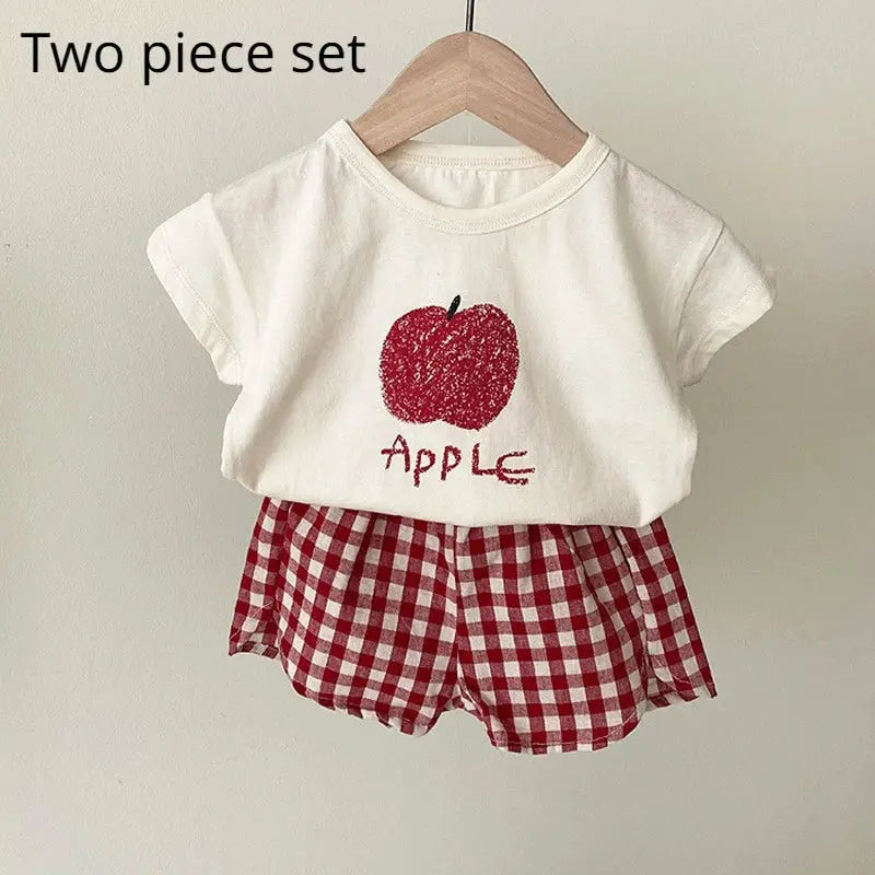Cotton Baby Pajama Sets For Toddlers Sleeveless Summer Nightwear Kids Cartoon Homewear Comfortable Sleepwear