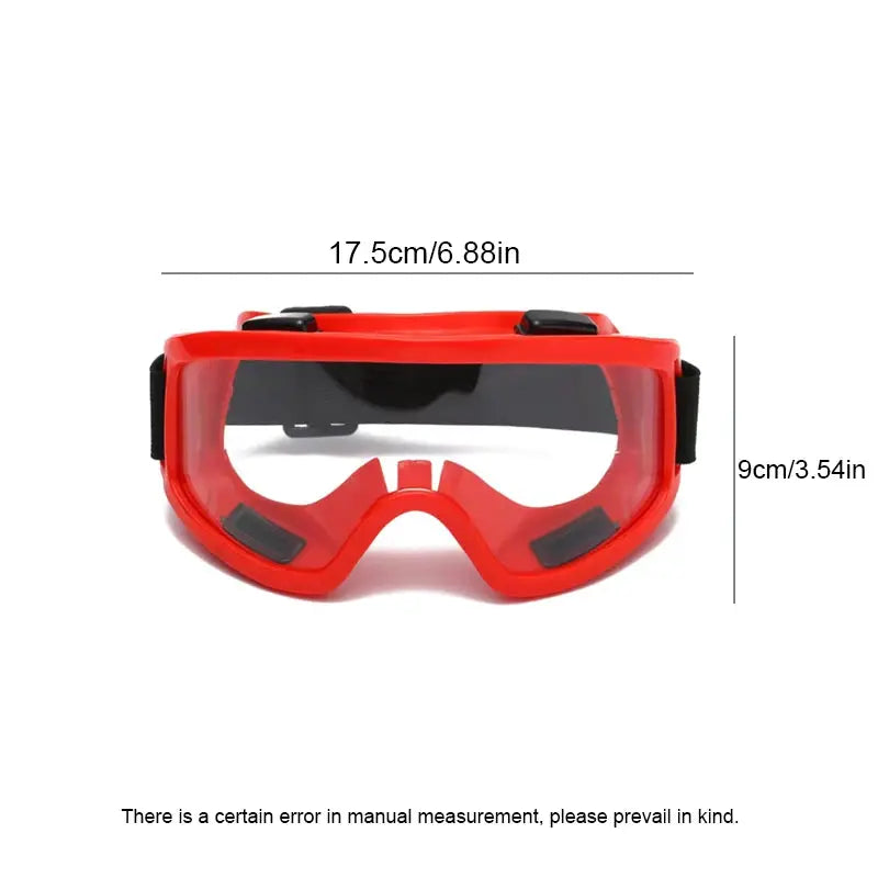 Anti Fog Splashproof Dustproof Windproof Sandproof Sports Goggles For Riding And Skiing Transparent Glasses