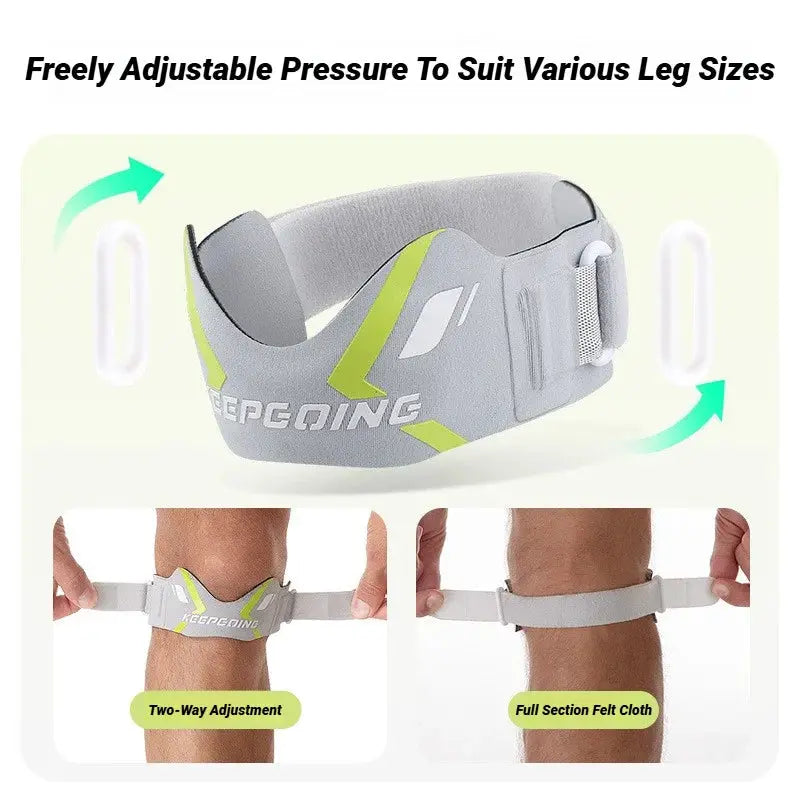 Basketball Knee Patella Strap Support Band Adjustable Tendon Protection Brace With Compression Pad