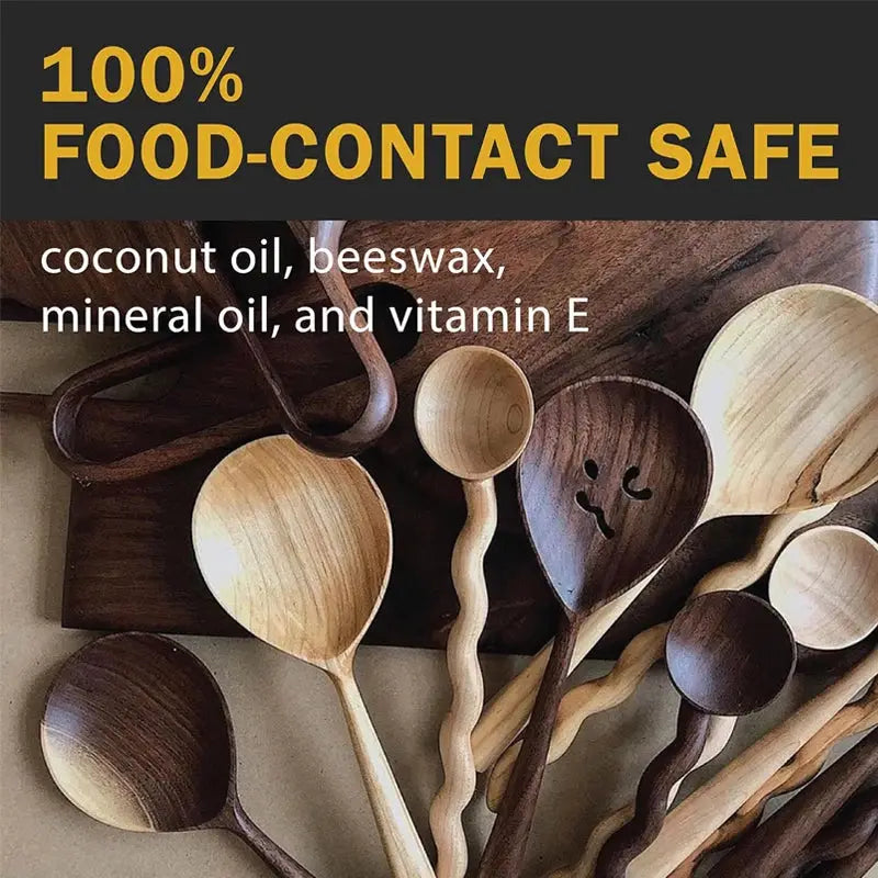 Wood Wax Oil for Furniture and Cutting Boards, Waterproof Wood Maintenance Oil for Polishing and Brightening