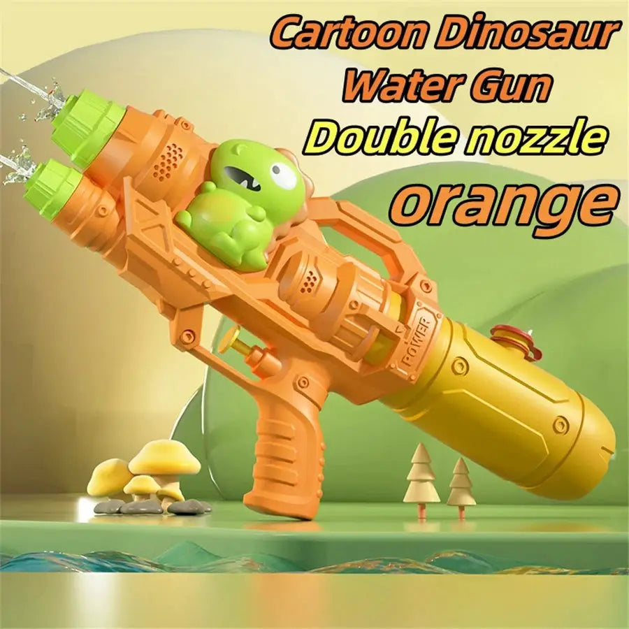 Dinosaurs Ducks Sharks Twin Sprinklers Water Gun Toys For Epic Water Fights At Beach Parties And Family Gatherings