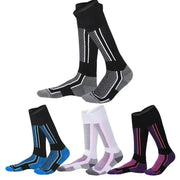 Dizetion Winter Warm Thickening Ski Stockings For Women Men Children Outdoor Anti Cold High Altitude Sports Socks