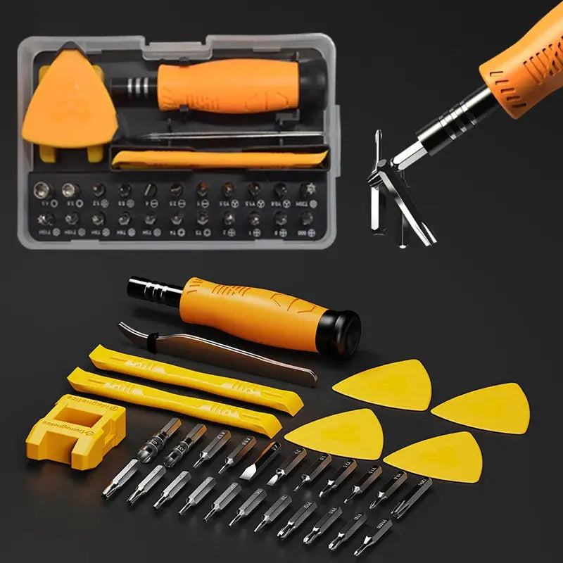 32 In 1 Multifunctional Screwdriver Set With Magnetic 30 Piece Torx And Phillips Bits For Phone PC Gadgets Repair
