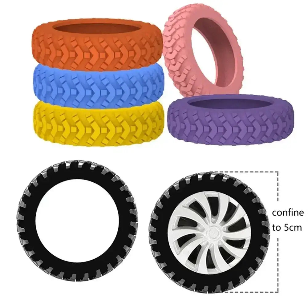 Silicone Wheel Protectors For Luggage Caster Wheels 8 Pieces Thickened Texture Noise Reduction