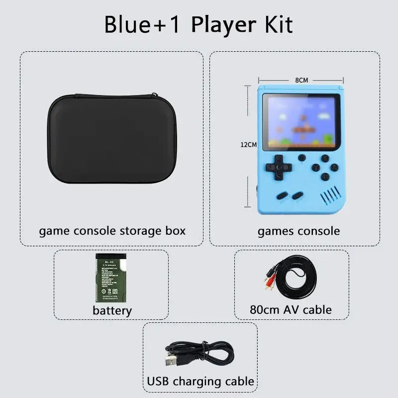 Handheld Game Console With 500 Plus Classic Games, Game Boy Emulator, TV Output, Rechargeable Battery For Kids