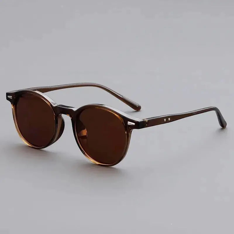 VintageVista Round Sunglasses Unisex Classic Circular Frame Eyewear For Timeless Style And Comfort