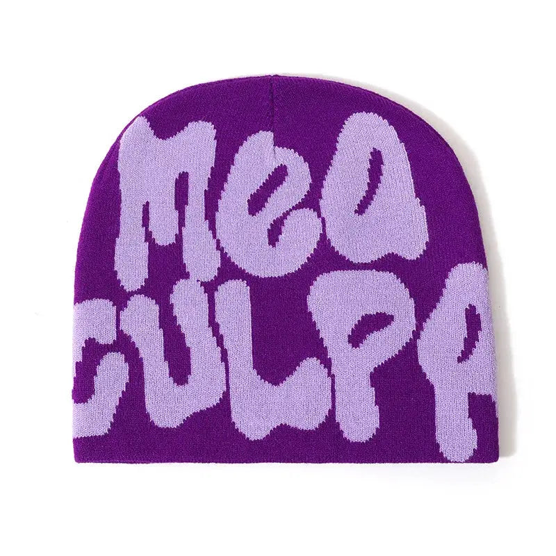 UrbanPulse Hip Hop Knit Beanie Hat Unisex Breathable Acrylic Knit Warm Winter Outdoor Cap for Sports and Casual Wear