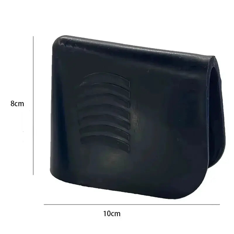 Rubber caulking finisher tool by Simples Market, black ergonomic scraper for sealant, 10x8 cm