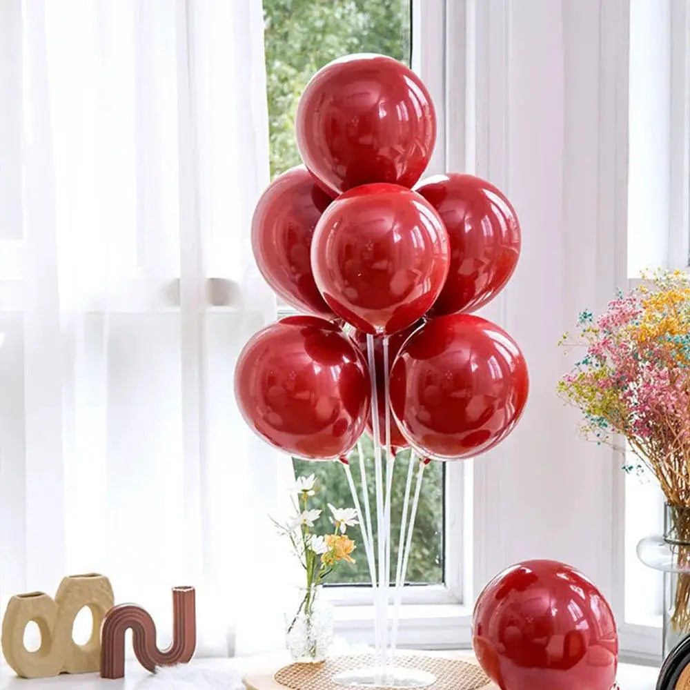 Runto 1Set Birthday Balloon Stand Kit With Base And Pole For Wedding And Birthday Party Decoration