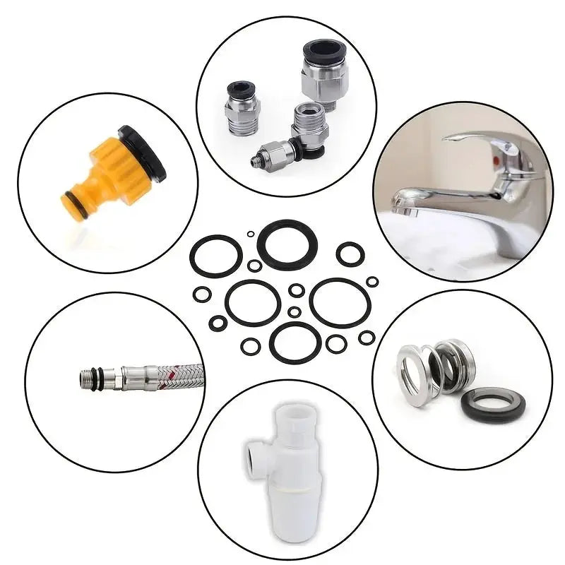 High Pressure Nitrile Rubber O Rings Set Gaskets Seals Kit O Rings Repair Pack For Sealing And Replacements