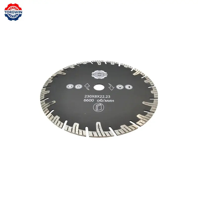 Diamond Saw Blade Dry Cut 125mm to 230mm Turbo Segments Protective Teeth for Concrete Stone Granite Wood