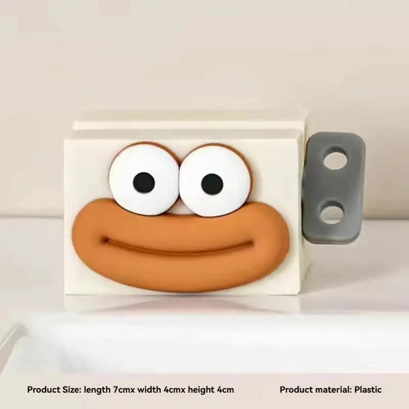 Cartoon Manual Toothpaste Squeezer and Facial Cleanser Roller Stand