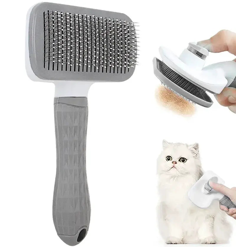 Dog Hair Remover Brush for Cats and Dogs Long Hair Grooming Comb for Shedding and Cleaning Bath Brush Pet Supplies