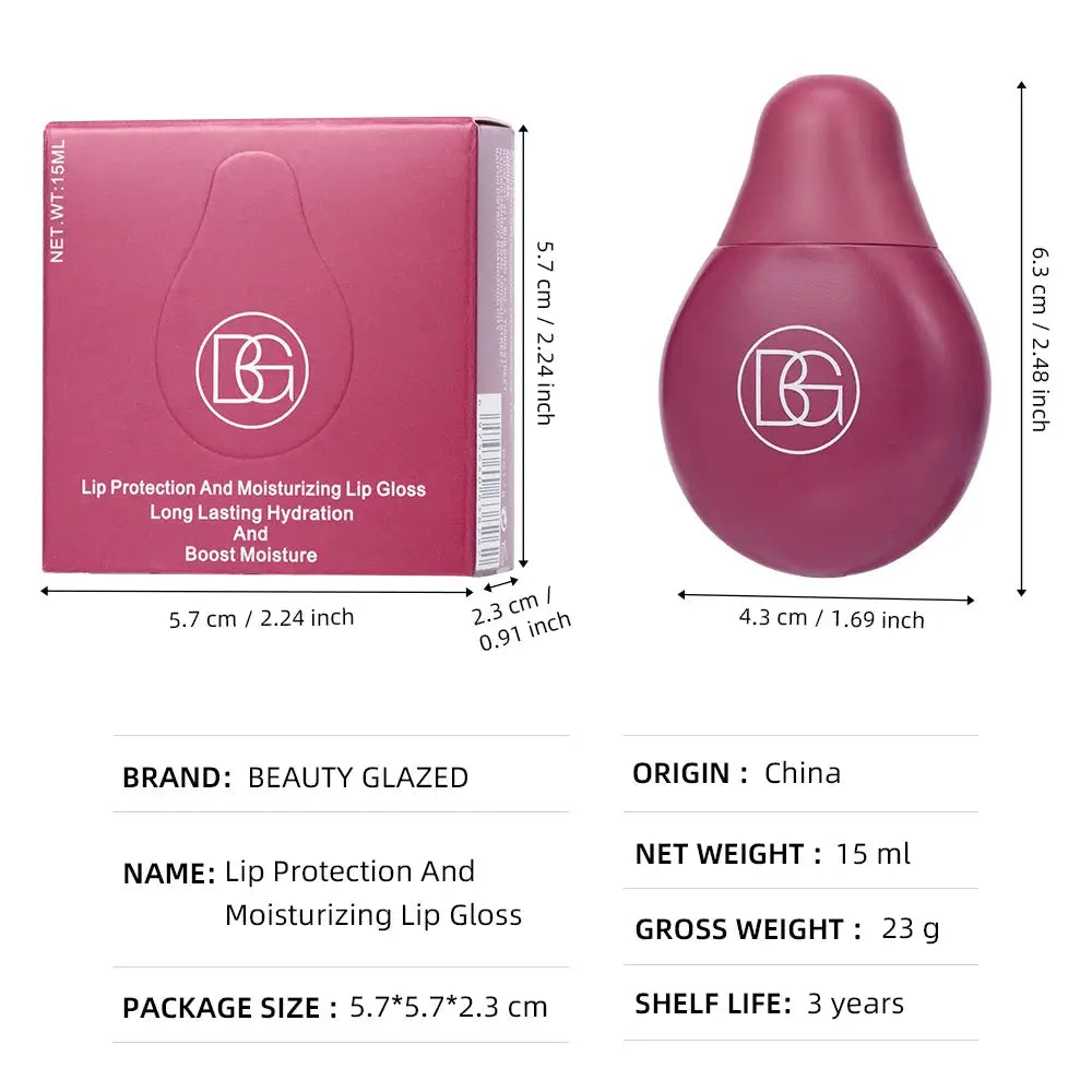 Beauty Glazed 4 Color Lip Gloss And Lip Oil Set High Shine Moisturizing Lip Care For Teens And Adults Lipstick Lip Balm