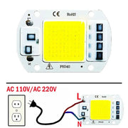 F6040 COB LED Module 20W 30W 50W AC 220V Outdoor Spotlight Garden Lighting Bead Lamp