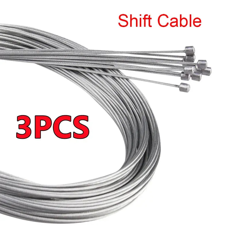 2M MTB Road Bicycle Brake Line Set Shifter Cable Core Wire For Fixed Gear And Standard Bikes