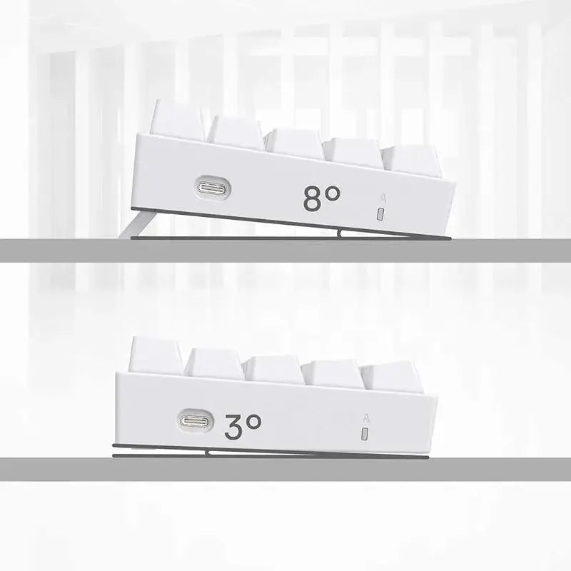 Redragon K630 Dragonborn 60% wired mechanical keyboard, white, 61 keys, USB-C port