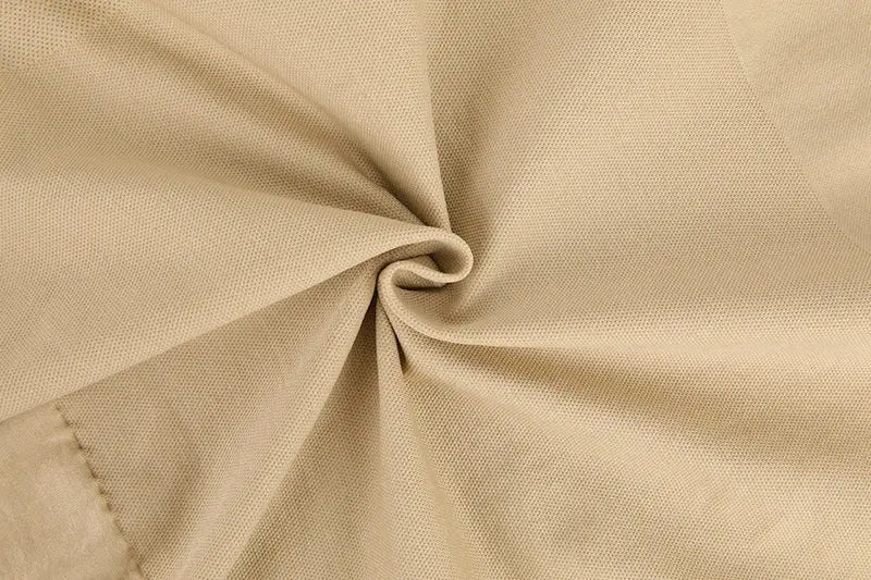 Men shapewear bodysuit fabric swatch in beige, textured knit material