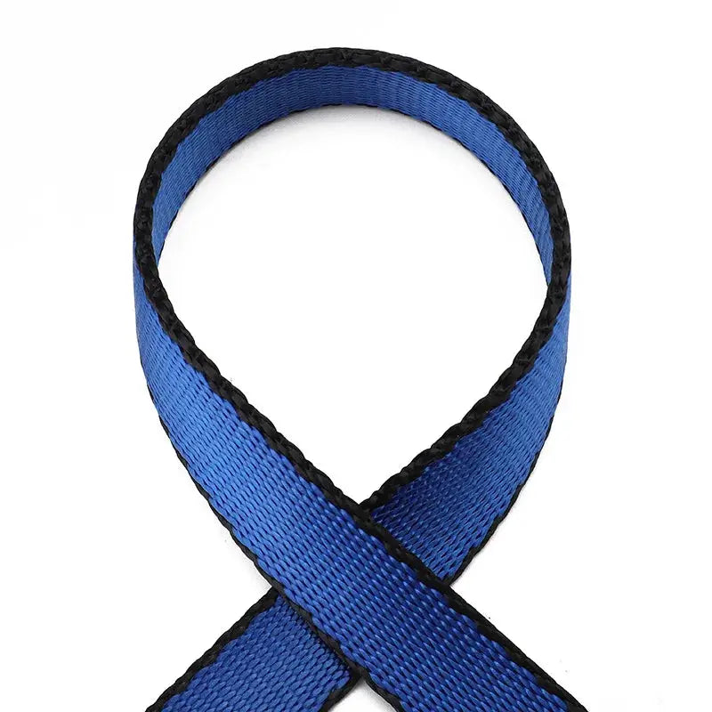 Simples Market blue climbing sling belt, high-strength polyester strap rated 22kN for outdoor rock climbing