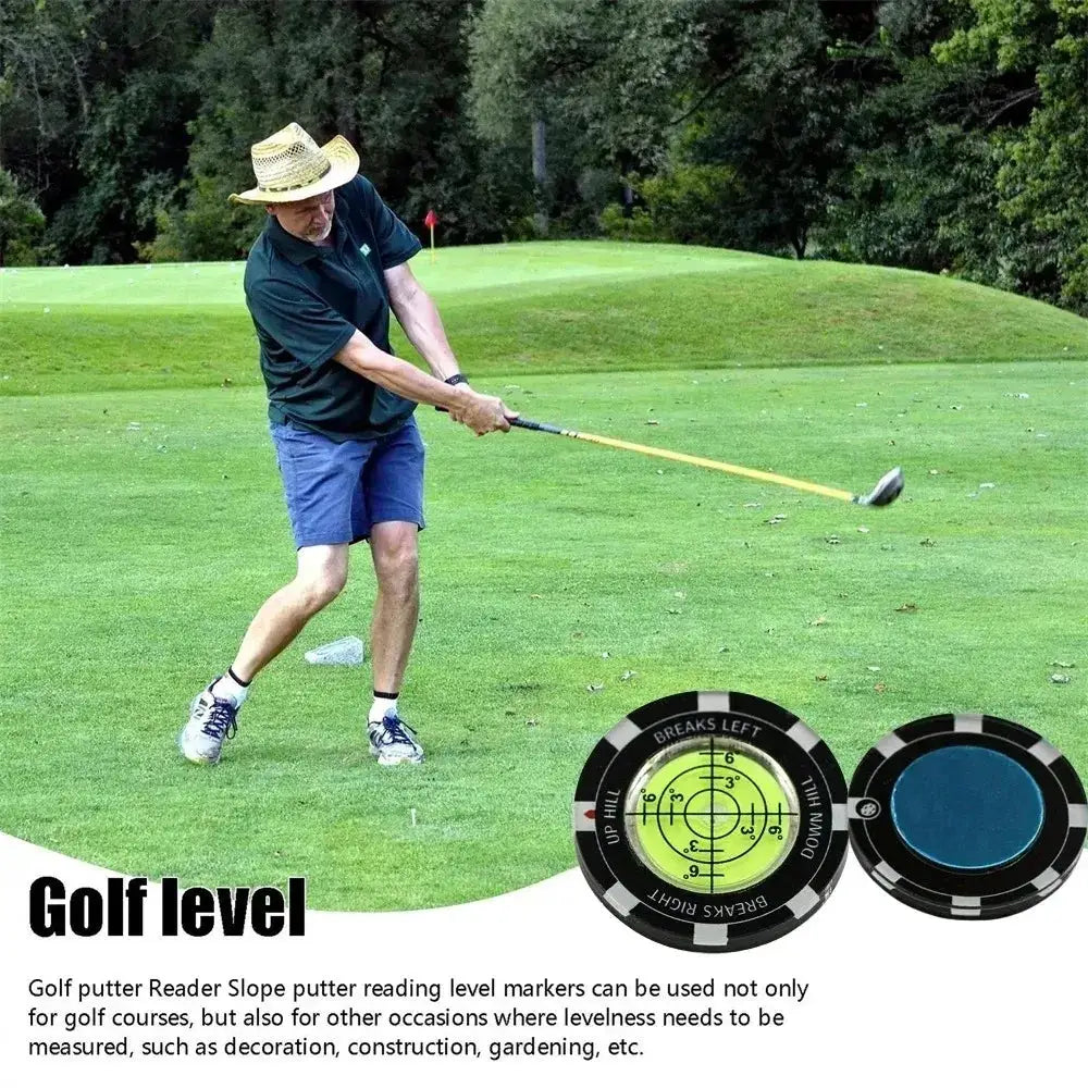 Gowinbaby High Precision Golf Putt Ball Marker And Green Reader Slope Analyzer Putting Aid 1 Pack
