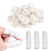 50 Or 100 Pcs Protective Fingertip Natural Rubber Gloves Disposable Latex Finger Cots For DIY Epoxy Resin Molds Tools
