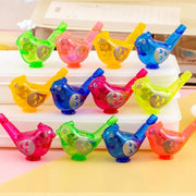 30 Colorful Bird Plastic Water Whistles Noise Makers Toys For Kids Birthday Party Favors Baby Shower Gift Pinata Fillers