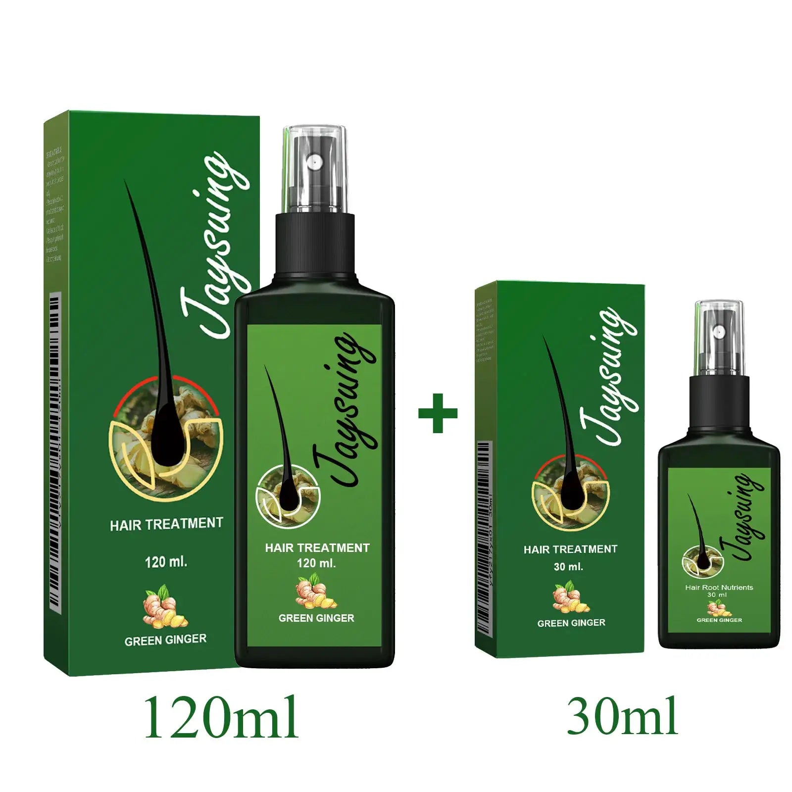 Hair Growth Spray Ginger Massage Scalp Damaged Treatment Solution Nourish Roots Fast Grow Anti Hair Loss Serum Beauty Health