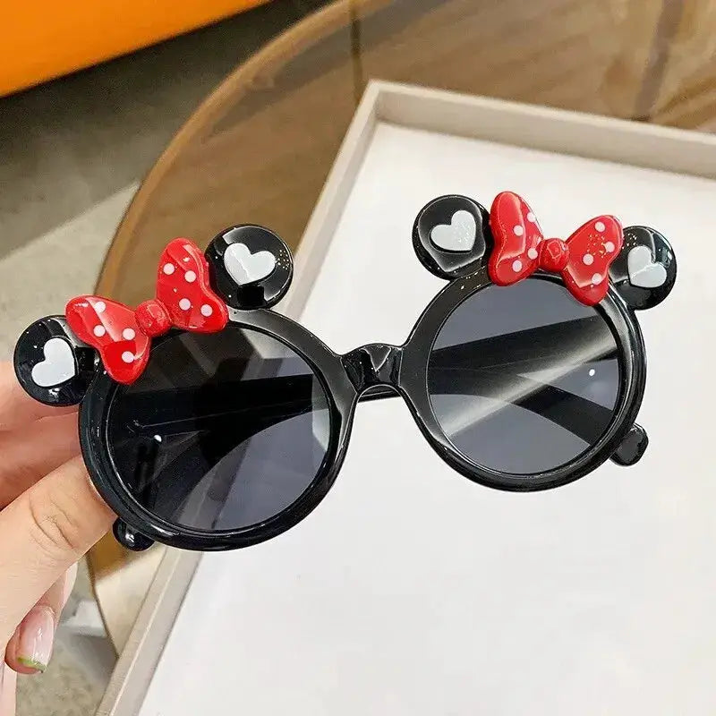 UV400 Cartoon Sunglasses For Kids Boys Girls Lightweight Plastic Frame Sun Protection Outdoor Shades