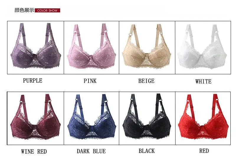 Simples Market New Style Sexy Bras, lace push-up lingerie in 8 colors.