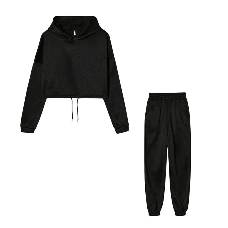 Fashion Trend Womens Long Sleeve Sports Casual Two Piece Set Lightweight Knit Blend With Stretch For Comfort
