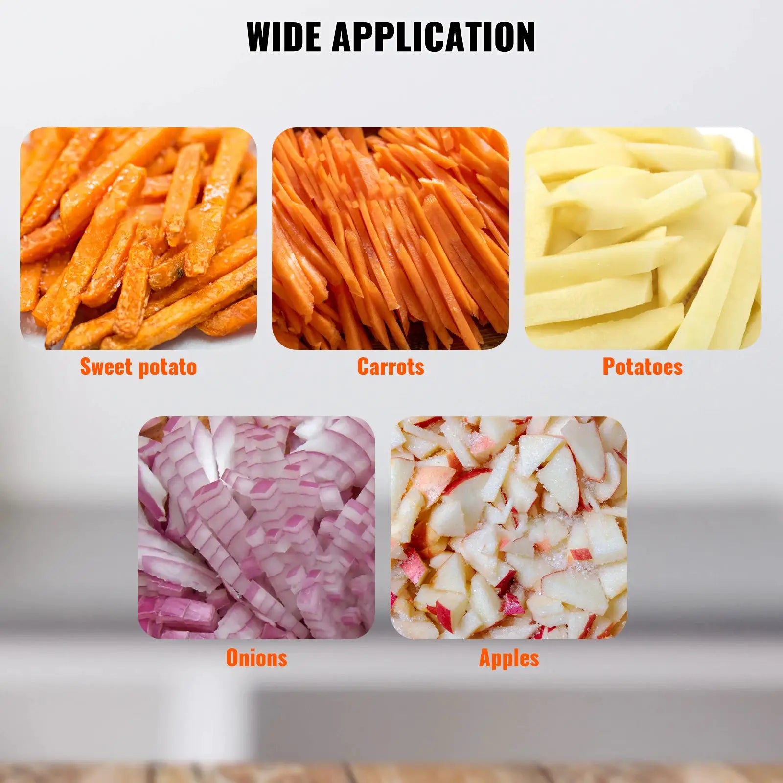 French Fry Cutter Onion Slicer Stainless Steel Vegetable Dicer