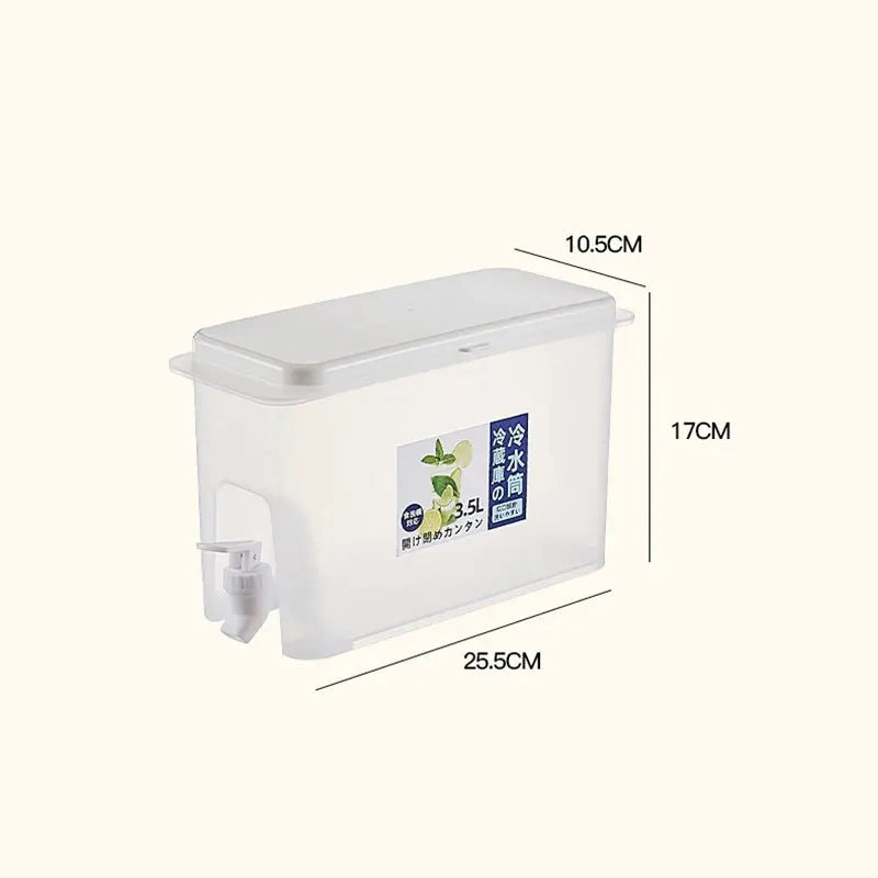 3.5L Beverage Dispenser With Tap For Juice And Lemonade Outdoor Use