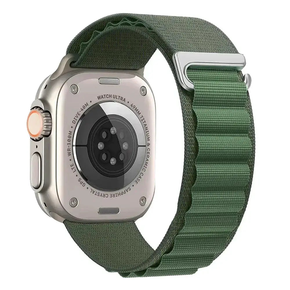 Alpine Loop Band for Apple Watch Ultra 49mm 11 10 9 8 7 46mm 42mm 45mm 41mm Nylon Wristband iWatch Series 6 5 4 SE 44 40mm Strap