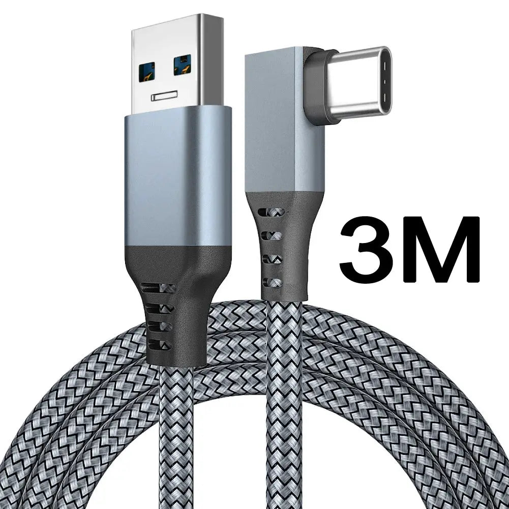 USB A to USB C VR Link Cable 5m For Oculus Quest And Quest 2 Data Transfer And Fast Charging