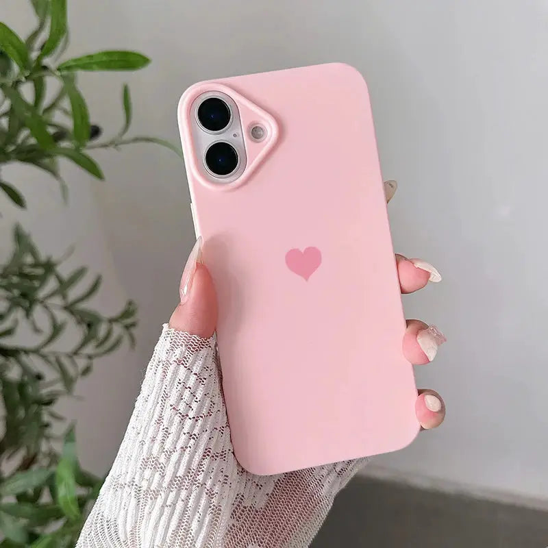 Love Candy Color Silicone Soft Case Ultra Thin Matte TPU Back Cover For iPhone 16 15 14 Plus 13 12 Mini 11 Pro Max