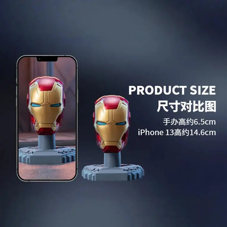 Original Iron Man Helmet Mask 9 Styles War Machine MK16 MK42 MK85 Tony Stark Diy Model Action Figure Assembled Gift