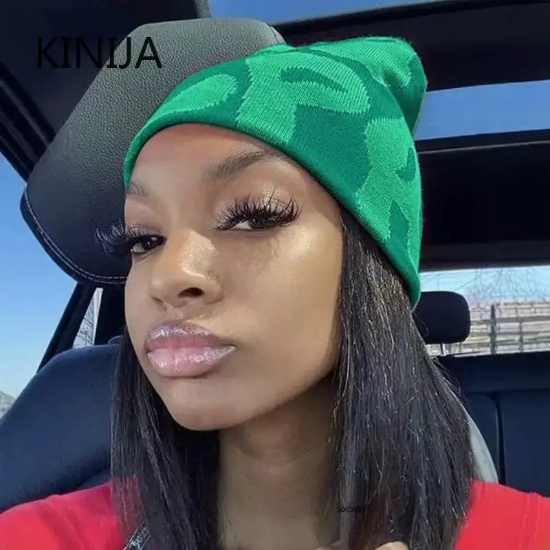 UrbanPulse Hip Hop Knit Beanie Hat Unisex Breathable Acrylic Knit Warm Winter Outdoor Cap for Sports and Casual Wear