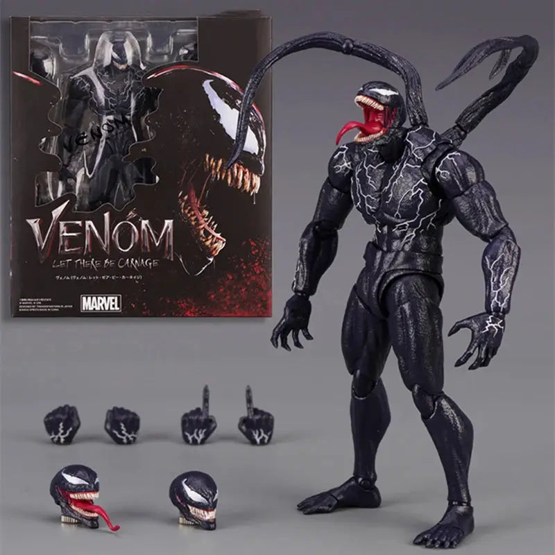 Venom The Last Dance Venom Vs Spider Man Action Figure SHF Toy Model Collectible Christmas Gift
