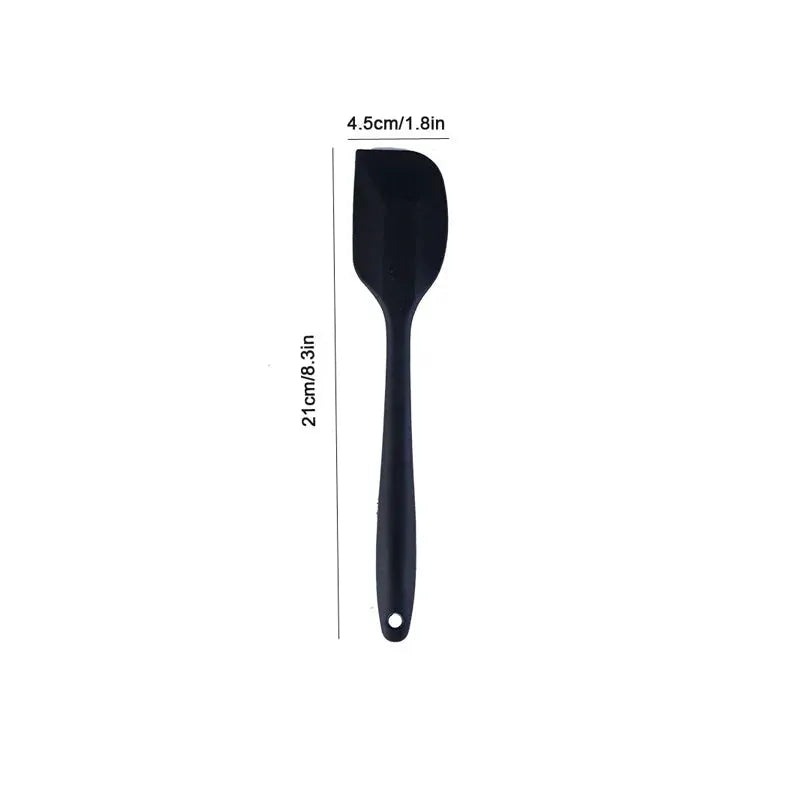 Silicone Cream Spatula Non Stick Heat Resistant Kitchen Baking Tool For Cakes And Desserts Flexible Cooking Utensil