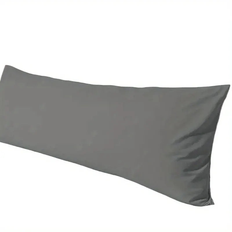 Simples Market 1pc Luxurious body pillow cover, 20x54, double brushed polyester, gray
