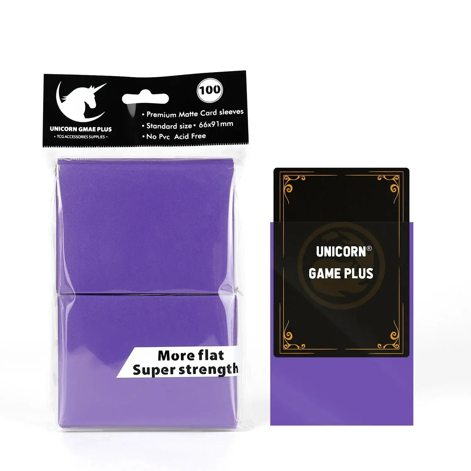 100 Pcs Matte 66x91mm Standard Size Card Sleeves For TCG Trading Cards Board Games Tarot Shield