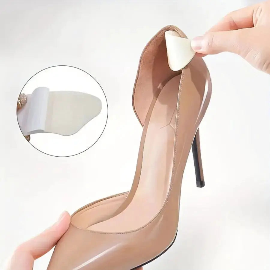 8 Pack Self Adhesive Heel Pads for Big Shoes Memory Foam Heel Protectors Improve Fit and Comfort Prevent Heel Slippage