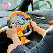 Infant Shining Electric Simulation Steering Wheel Toy With Lights And Sounds For Early Educational Play