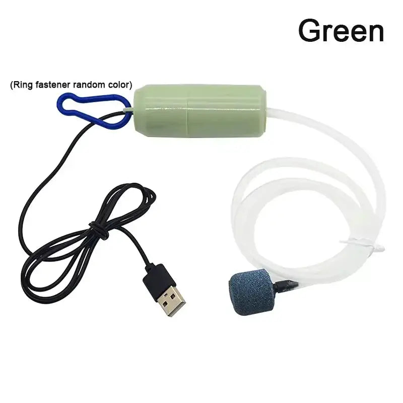 USB Aquarium Air Pump Silent Air Compressor Oxygenator 5V Portable Mini Oxygen Aerator For Fish Tank