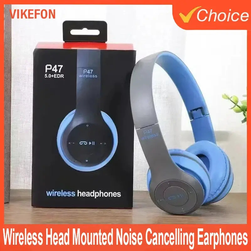 PulseTech Foldable Bluetooth 5.0 Headset Wireless TF Card and Wired Connectivity for Sports and Gaming Immersive Sound