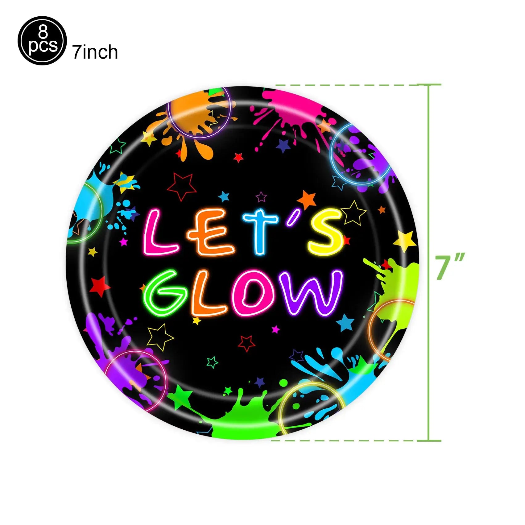 Neon UV Glow Party Hats Blacklight Fluorescent Hats For Adults And Kids Multi Pack 6 12 24 30 Pieces