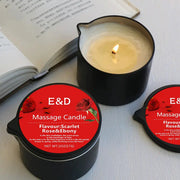 Massage Oil Candle for Stress Relief and Skin Moisturizing Aromatherapy Spa Essentials Luxury Candles