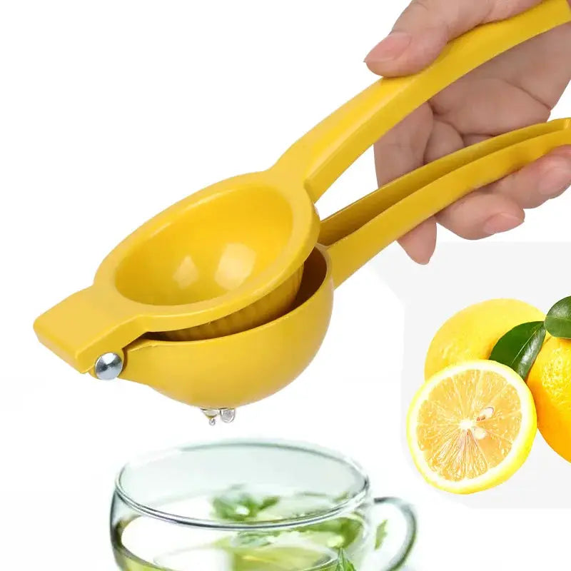 Manual Lemon Squeezer Aluminum Alloy Hand Pressed Orange Fruit Juicer Portable Practical Kitchen Tool For Fresh Citrus