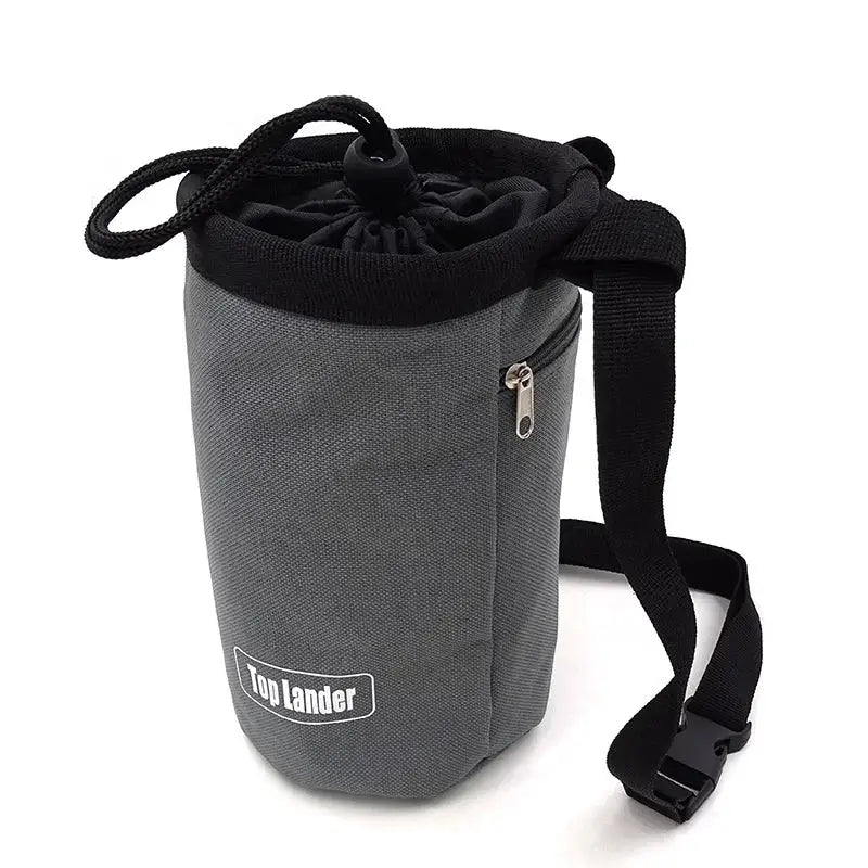 Magnesia Sack Chalk Bag With Waterproof Pocket For Rock Climbing Outdoor Bouldering And Weight Lifting